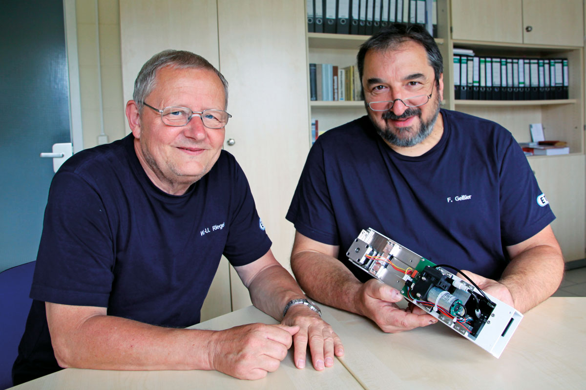 Geschäftsleitung Herr Riegel (rechts) und Herr Geißler (links)